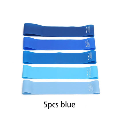 5Pcs/Set Yoga Resistance Rubber Bands