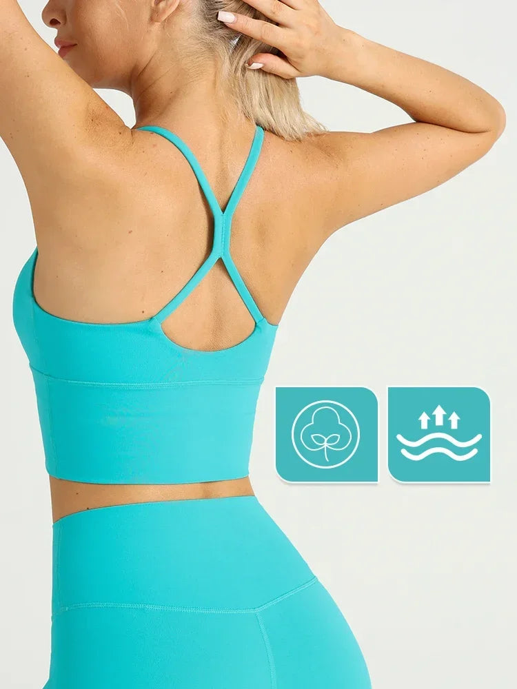 Cross Back Sports Bra