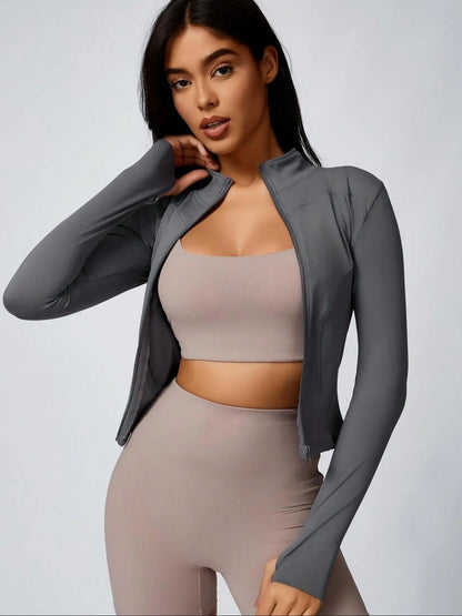 Women's Slim Fit Workout Jacket