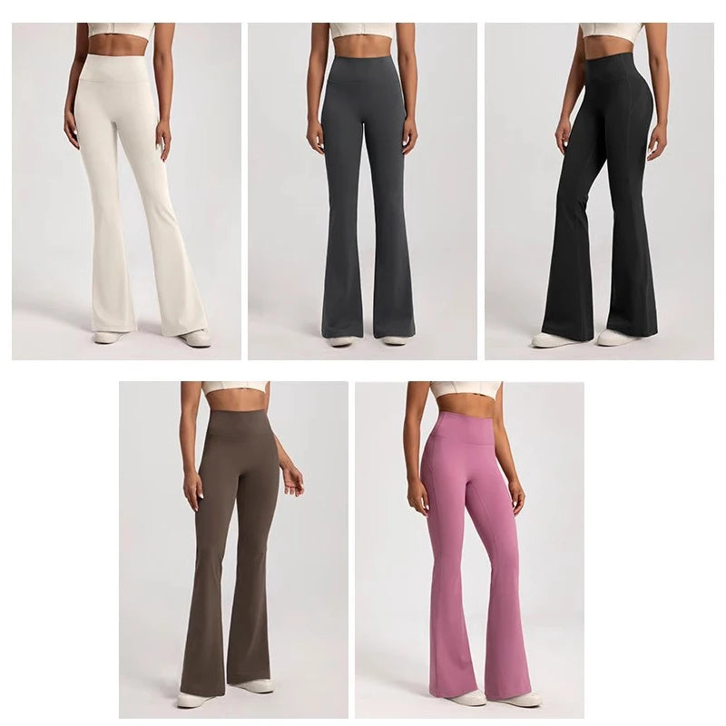 High-Waisted Flared Pants