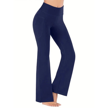Women's Flared Pants with Pockets