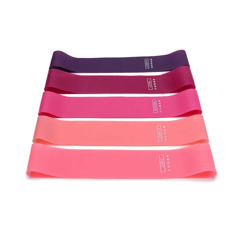 5Pcs/Set Yoga Resistance Rubber Bands